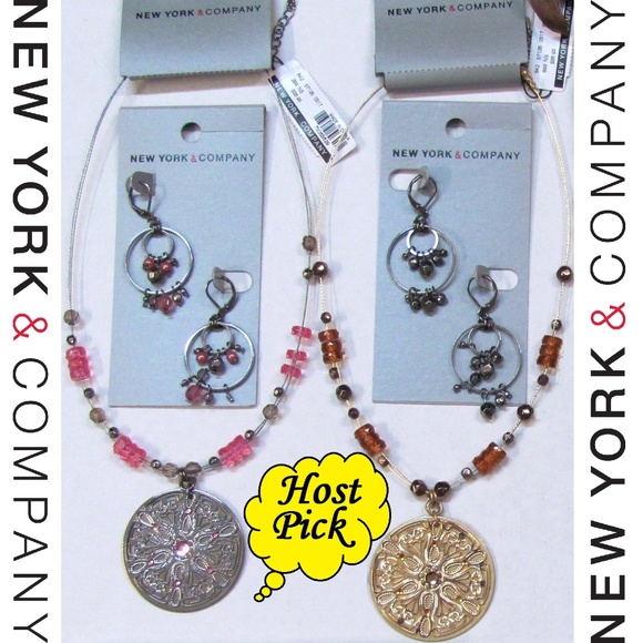 New York & Company Jewelry - Wholesale Lot New York & Company Necklace Earrings